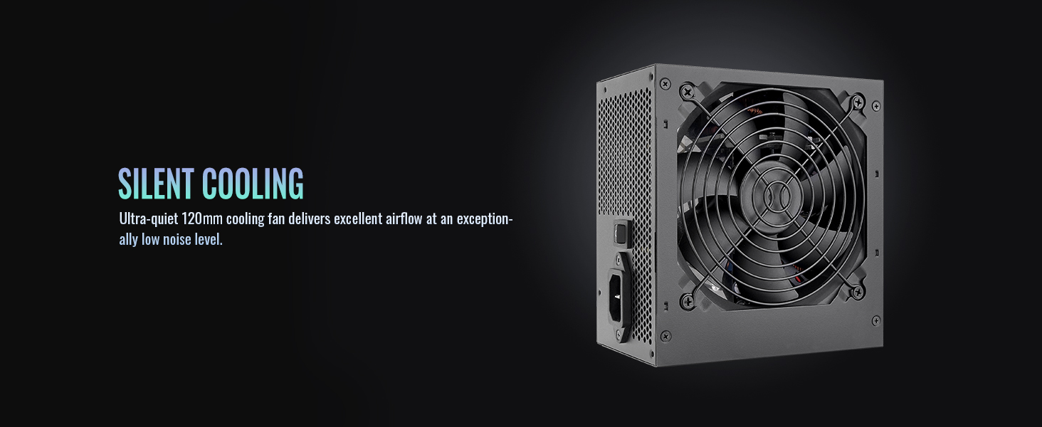Thermaltake SMART W3 600W Voeding - 600 Watt - 120 mm - ATX - 80 Plus 80 PLUS